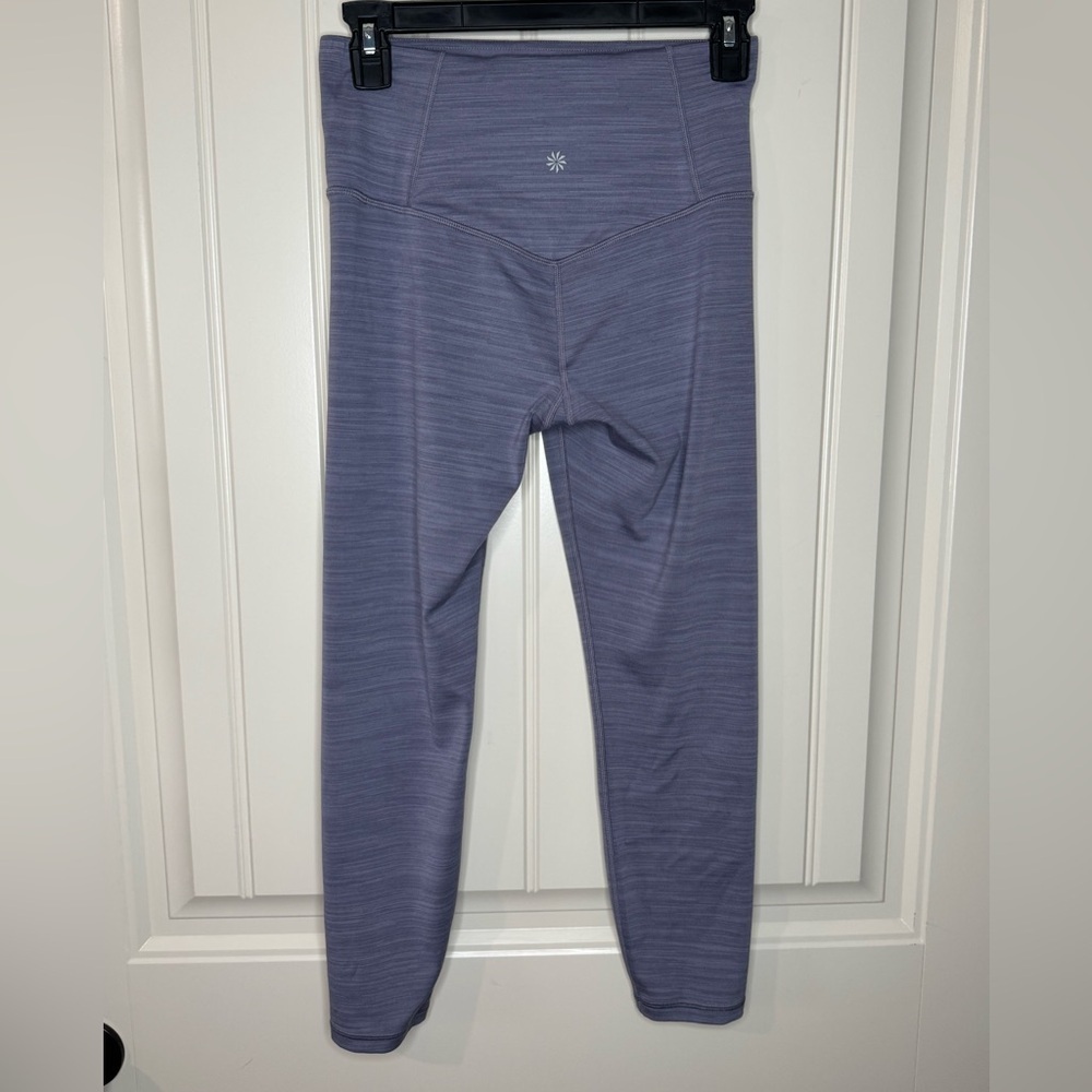 ATHLETA 🩶 “Elation Space Dye 7/8 Tight” Athleisure Leggings (Women’s Size Small) - Picture 4 of 10